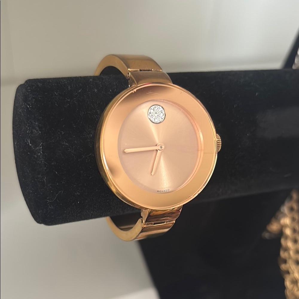 Rose Gold Movado Watch - Picture 2 of 9